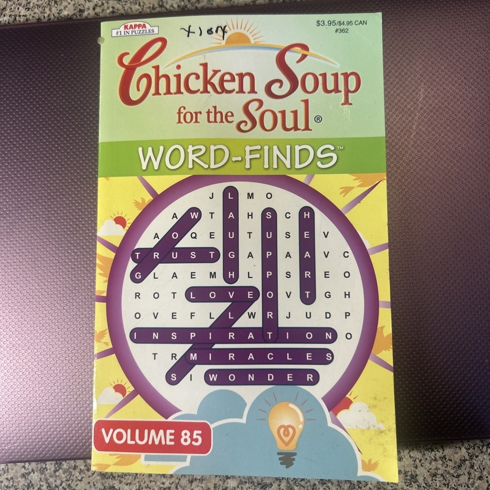 Chicken Soup for the Soul Large Print Word Finds 2012 Inspirational Sayings New